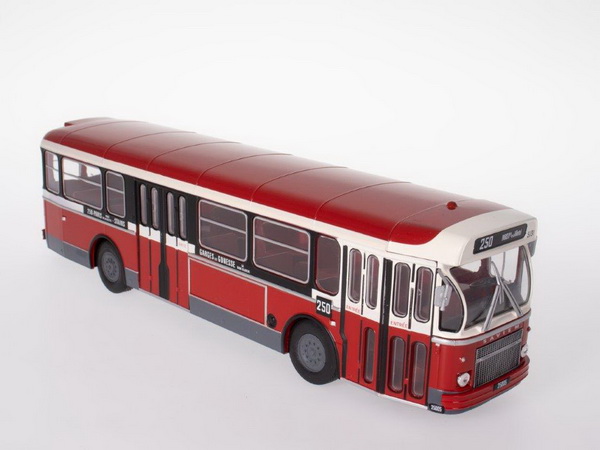 автобус SAVIEM SC10U FRANCE 1965 Red/Biege BC105 Модель 1 43